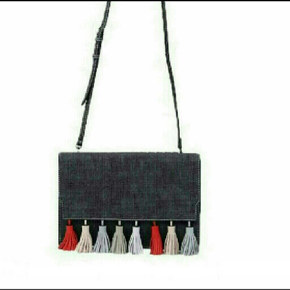 Rebecca Minkoff tassel crossbody.